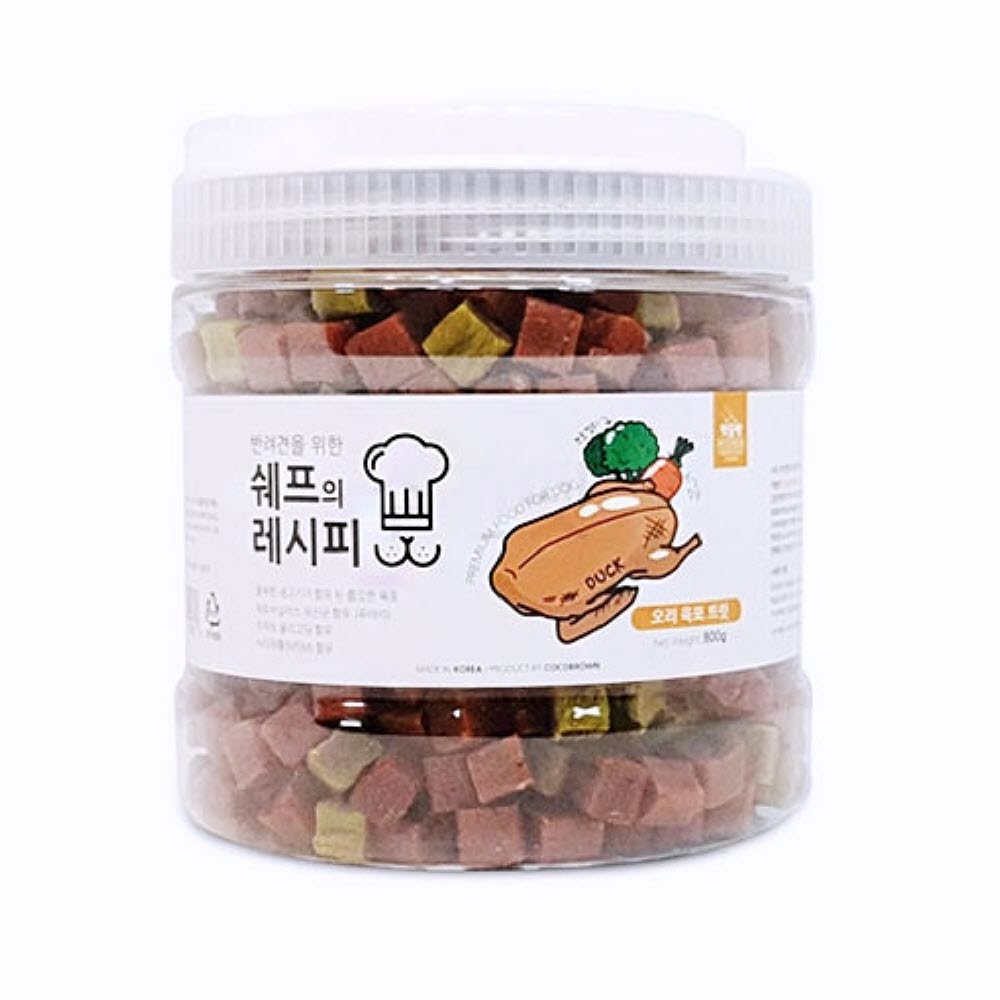 800g 오리육포 트릿 반려견간식 개간식