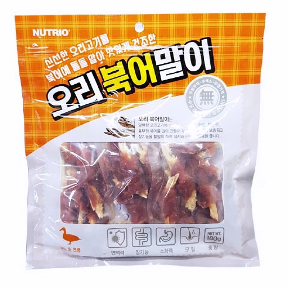 오리 북어말이 180g 중형견간식 멍멍이간식