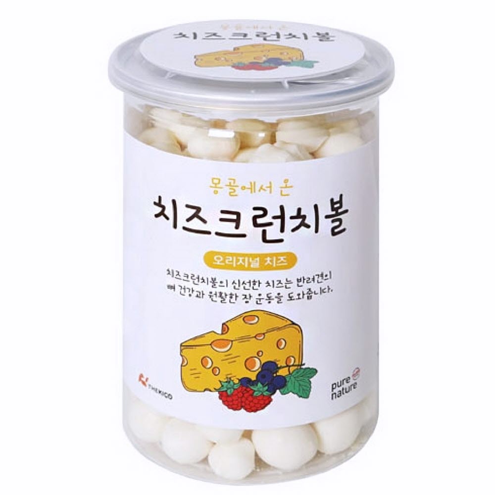 치즈크런치볼 오리지널 치즈 150g 개먹이 반려견치즈