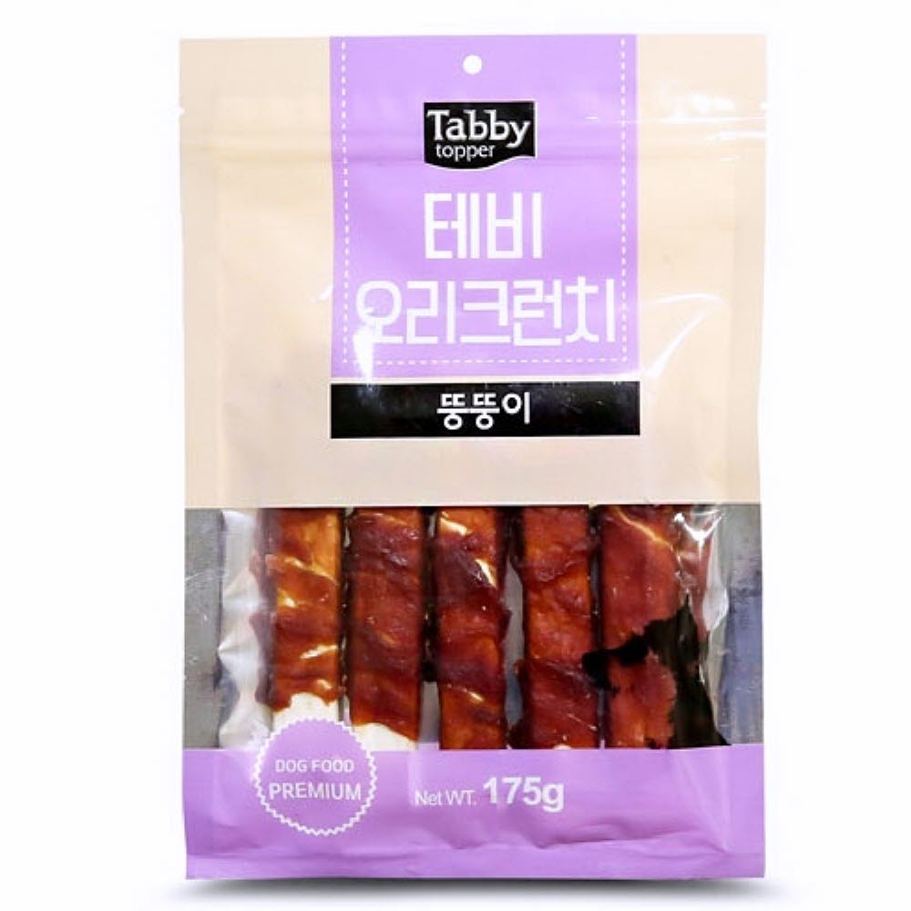 오리 크런치 175g 뚱뚱이 멍멍이간식 칭찬간식