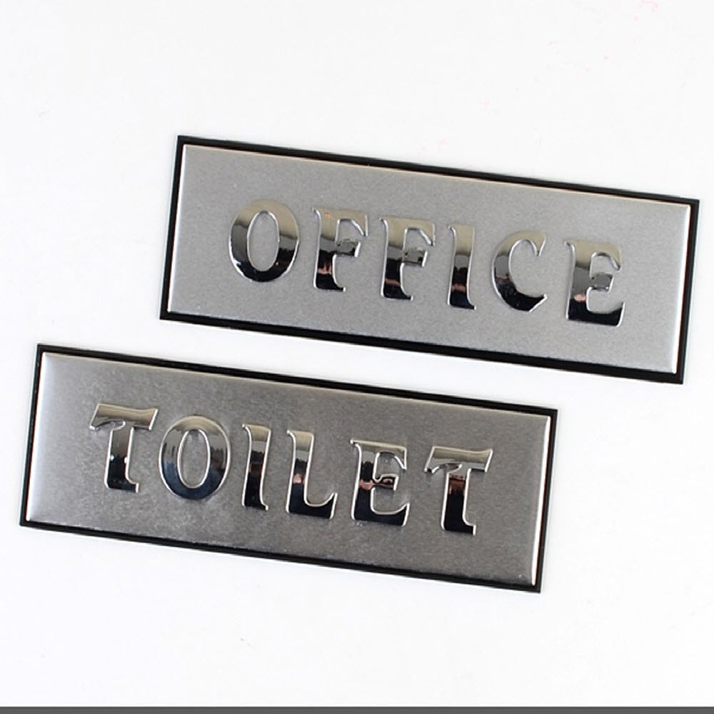 OFFICE TOILET 알루미늄 표지판 TOILET 아크릴표지판 광고간판