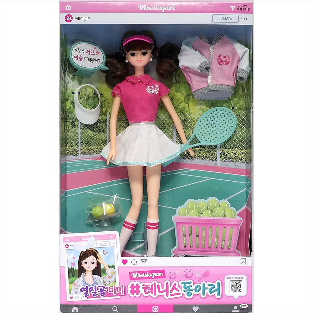 유아인형 테니스동아리  소꿉놀이 미미인형 장난감 귀여운인형선물