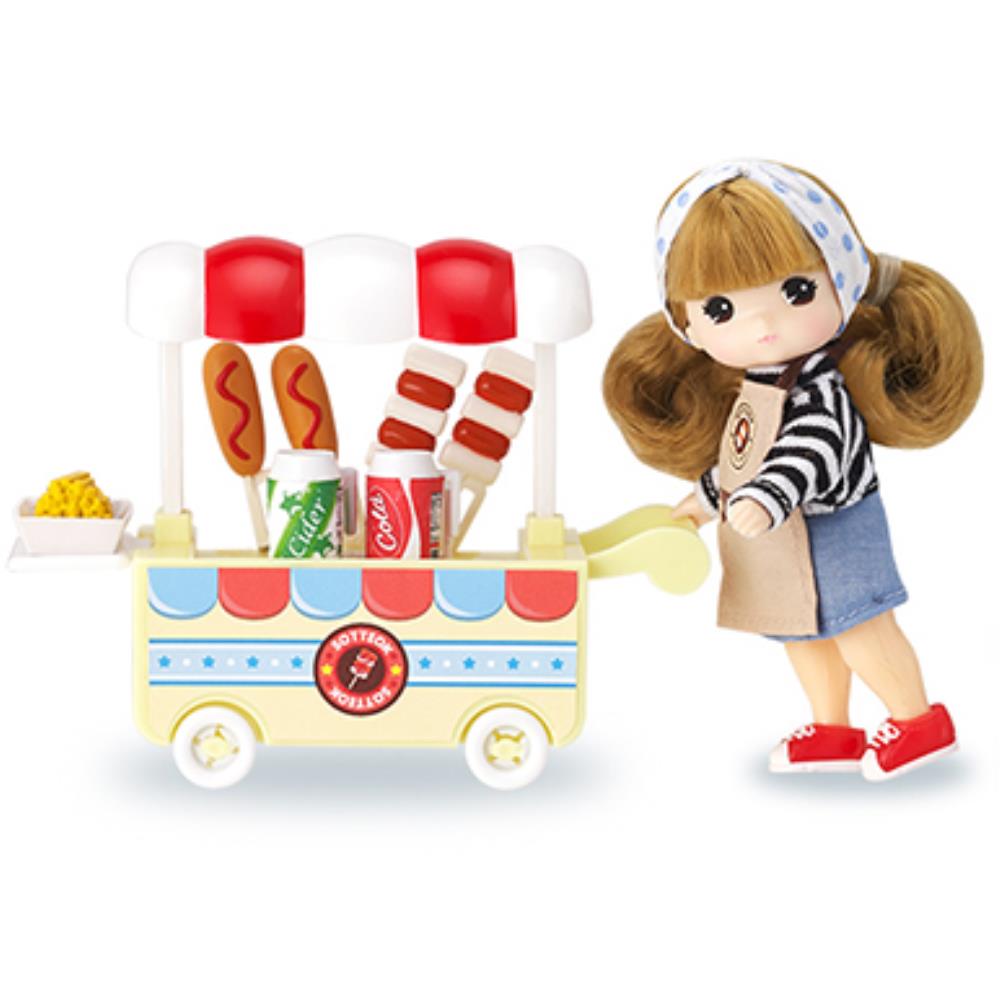 소떡소떡 가게놀이 리틀미미 푸드카트 인형장난감 유치원선물  아이선물