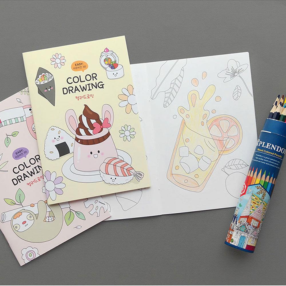 생일답례품  어린이 색칠놀이 컬러링북 20개 크리스마스선물 학교선물