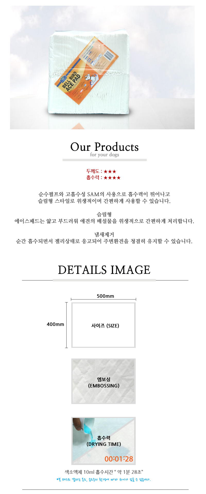 Puppy pad 200 pieces Economy dog ​​bell broom toil