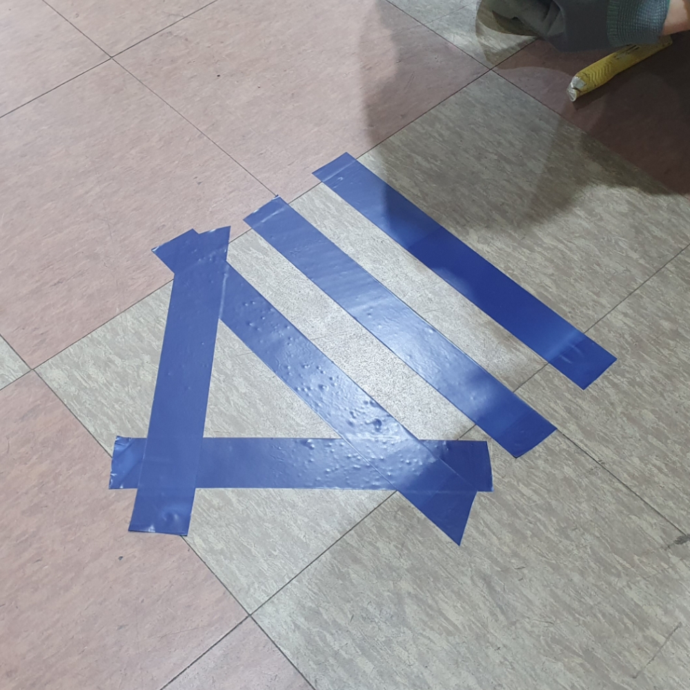 다용도라인테이프 PVC색칠테이프 핸디테이프 사무용테이프 책상마킹테이프 산업용라인테이프 마킹테이핑 작은라인테이프 토출테이프 색칠테이프 실내가이드라인 33M 48mm 파랑 라인테이프