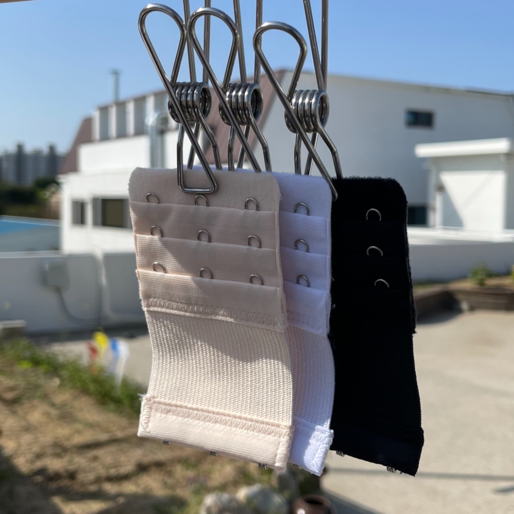 클래식브라 브라연장후크 블랙언더웨어 블랙브라 블랙 밴드형 3단 브라클래식후크