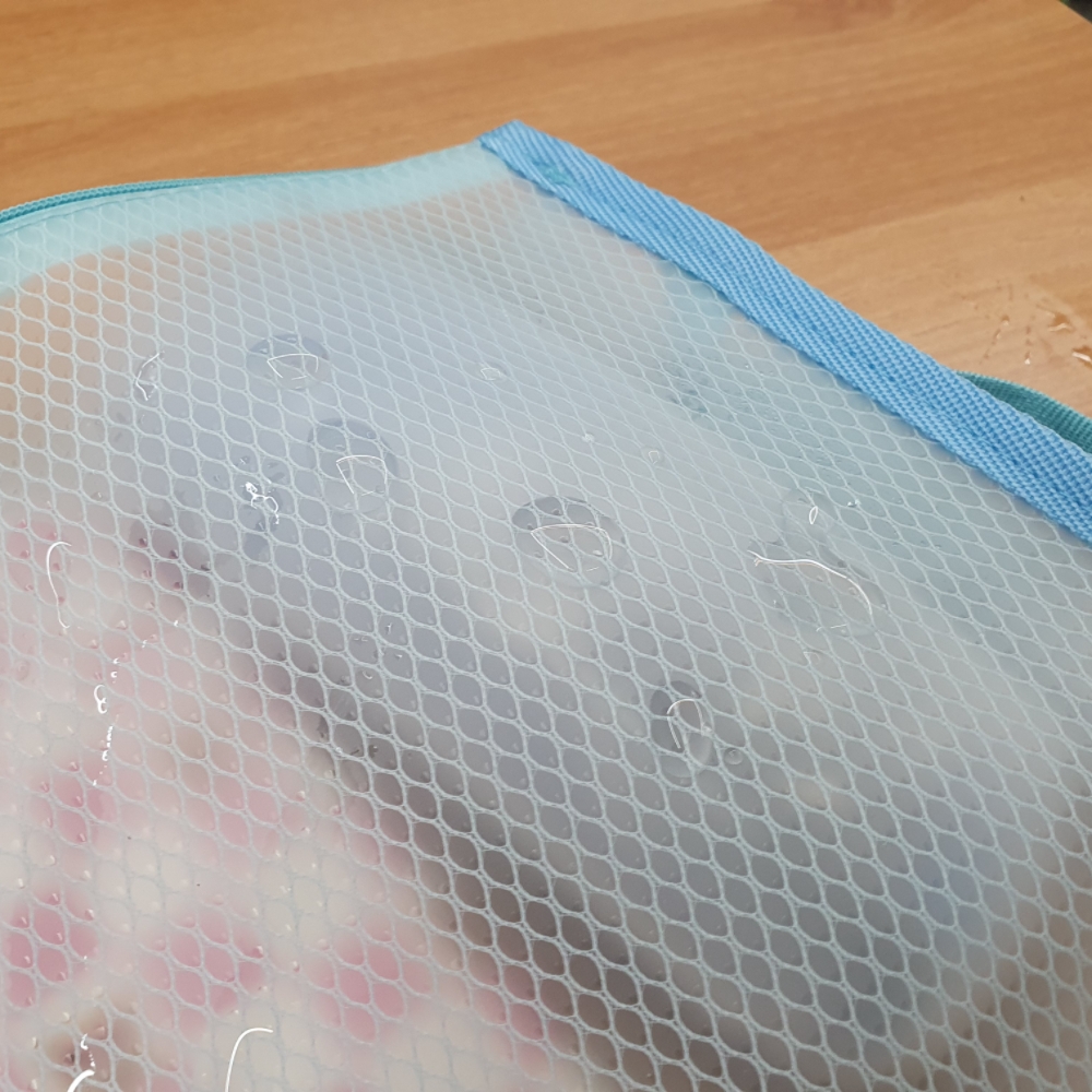 메쉬소지품주머니 메쉬화장품파우치 코스메틱파우치 선인장액세서리파우치 카드파우치 포켓몬수납파우치 라지체크파우치 수영파우치 서류정리가방 플라스틱파우치 스카이 투명 격자무늬 파우치