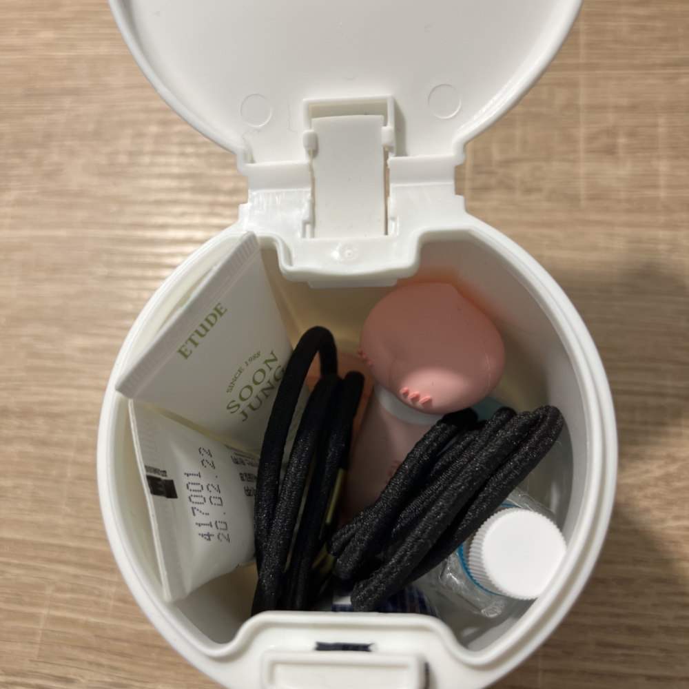 소품보관함 투명소품수납 페이퍼백소품 화장품케이스 화분커버소품 면봉정리함 화장품정리함블루 비즈수납함 고리대정리함 양면정리함 칸분리수납함 케이스 면봉 원형 원터치 화장솜 소품정리함