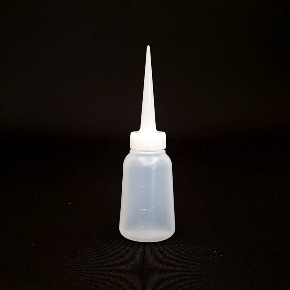 보관용기 플라스틱통 저장통 수납통 가지통 긴코 줄눈캡 튜브공병 100ml 관리용기