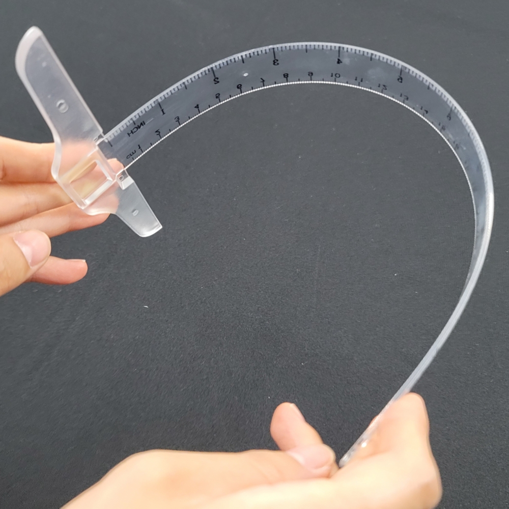 플라스틱구분자 투명T자 투명플라스틱 T자 30cm 플라스틱 투명 플라스틱T자