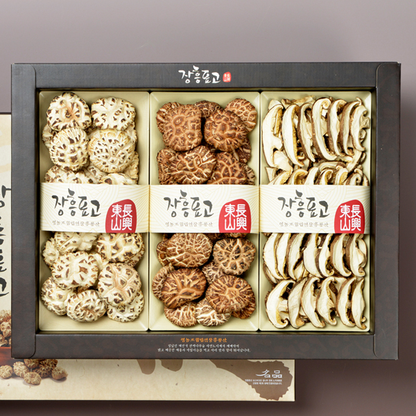 장흥 백화고 혼합 버섯 선물세트370g