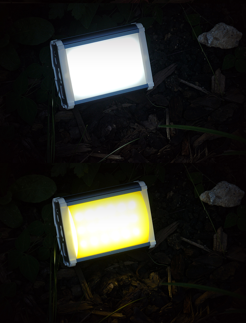 다이얼 방식으로 다양한 밝기조절을 손쉽게 할 수 있습니다. 밝기조절 다이얼이 있는 심플형 랜턴 NSL-1500