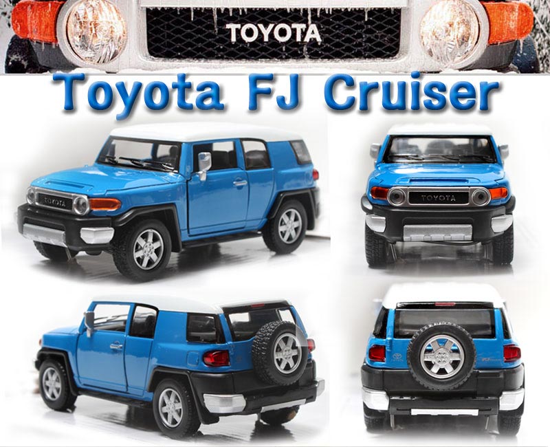 Toyota FJ Cruiser 1:36, 5" Blue Diecast Mini Cars Kinsmart KT5343