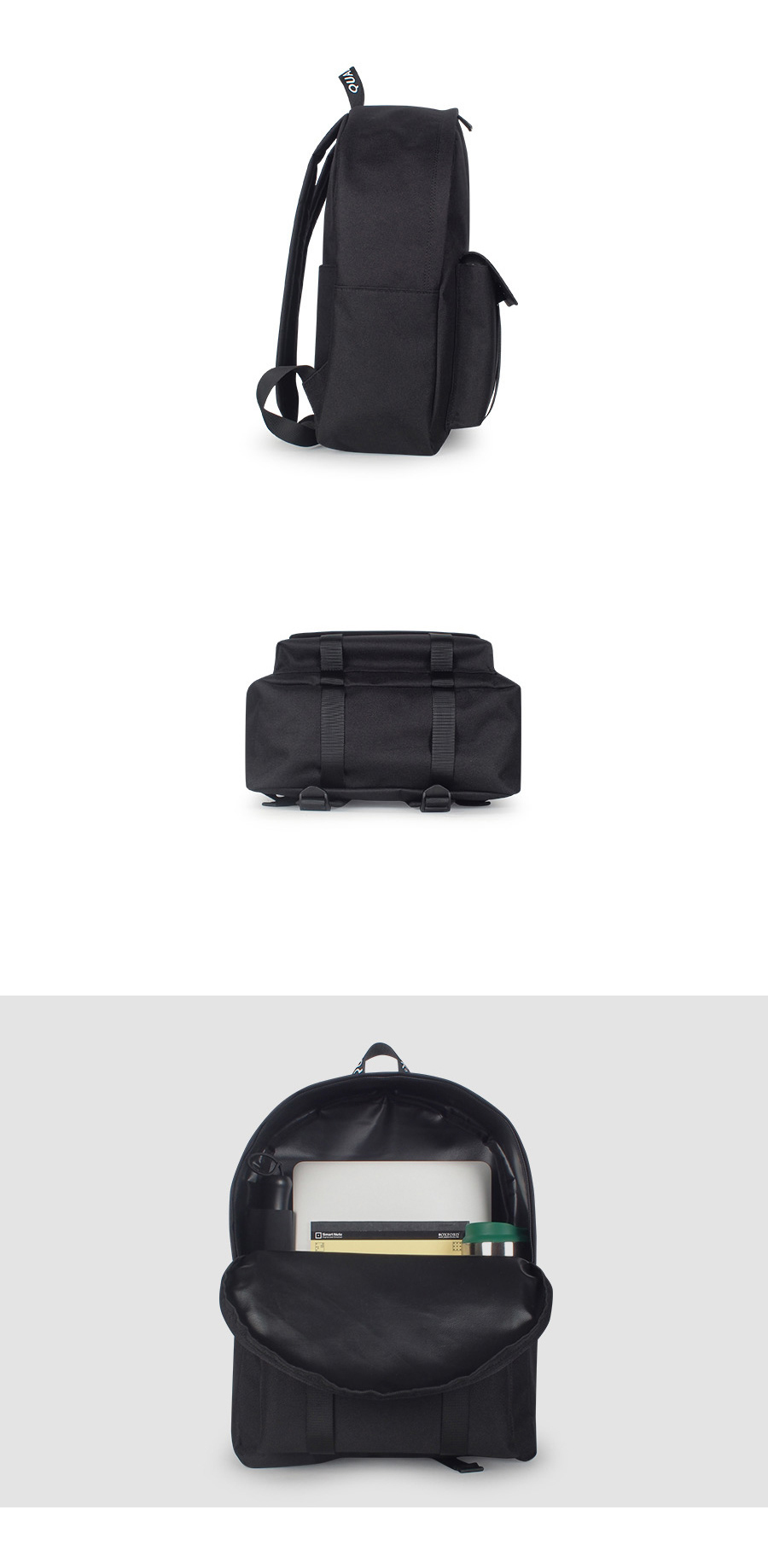 퀄팩(QUALPACK) 퀄팩 무지백팩 QP1003 블랙