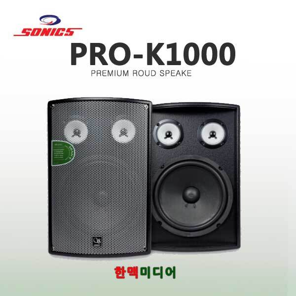 소닉스 PRO-K1000 매장용스피커 250W 10인치