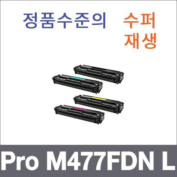HP 4색1셋트  수퍼재생 Pro M477FDN L 토너 Pro M452