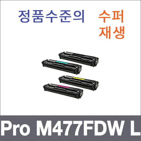 HP 4색1셋트  수퍼재생 Pro M477FDW L 토너 Pro M452