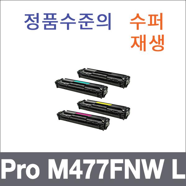 HP 4색1셋트  수퍼재생 Pro M477FNW L 토너 Pro M452