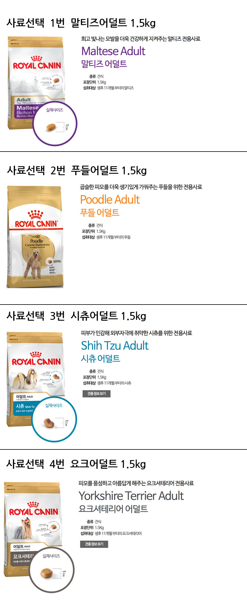 NEW PET DOG FEED Royal Canin Breed Feed Malty Pood