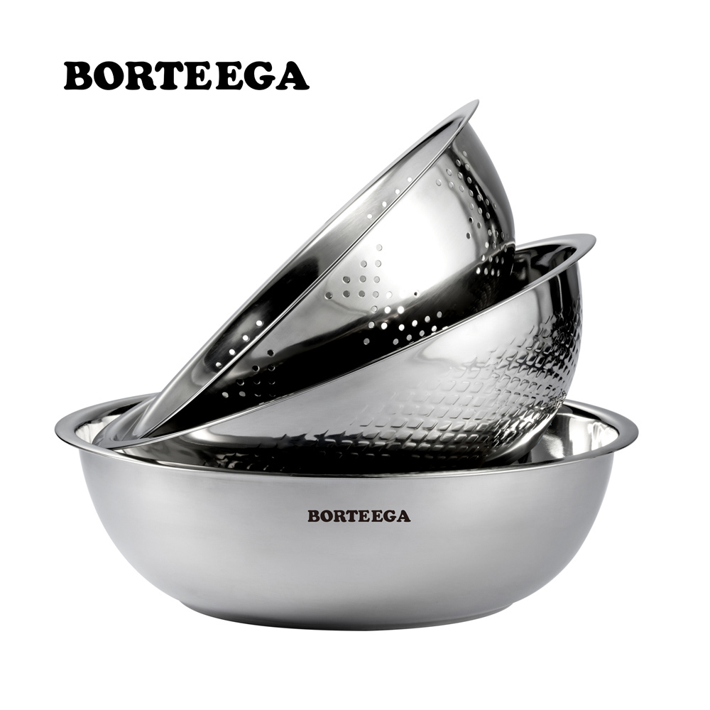 [보르테가] 스텐 혼합 믹싱볼 3종 세트 