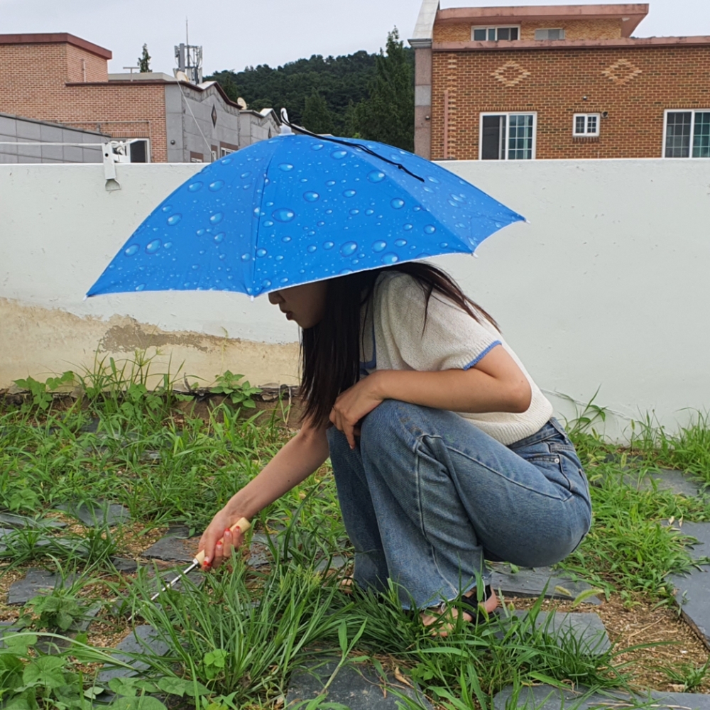 우산모자퍼플 외출우산 퍼플모자 패션여름모자 아웃도어우산모자 여행모자 블루우산모자 소형우산 빗속모자 비올레타우산모자 자동우산모자 블랙우산모자 퍼플우산 블루 머리에 쓰는 중형 우산모자
