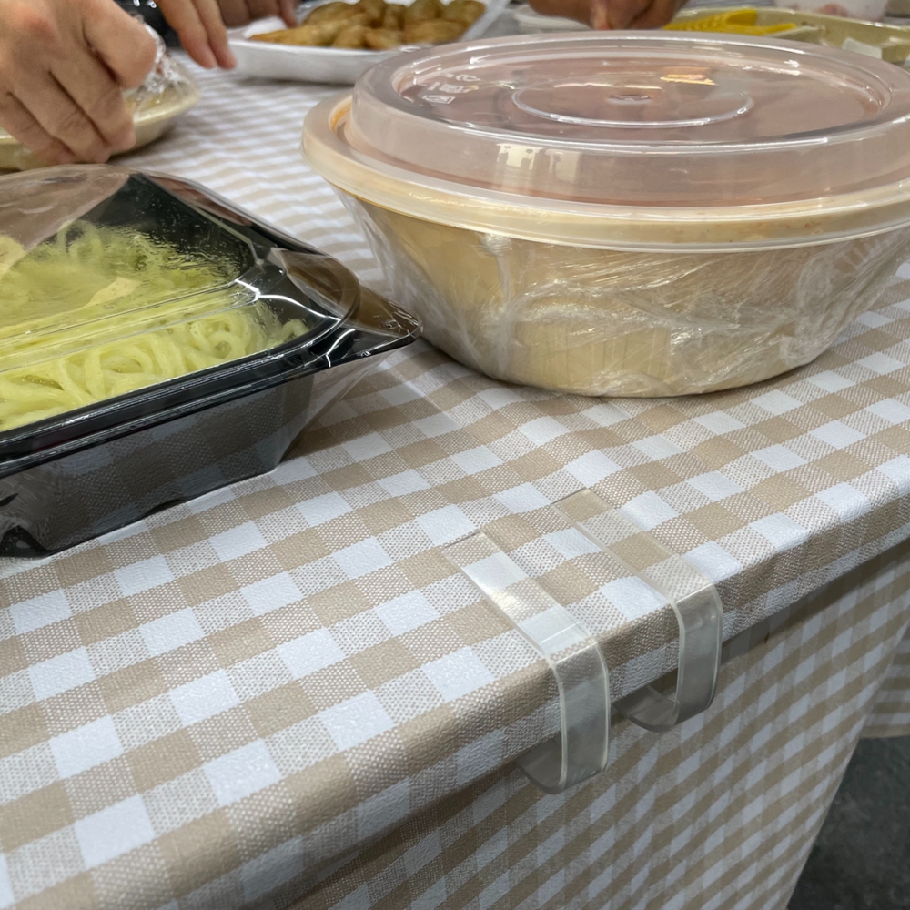 주방소품 수건테이블보 레이스자켓 마티듀남색테이블보대 정원풍경테이블보 테이블인테리어 테이블보XL 원형린넨식탁보 테이블보가구 PVC방수표면테이블보 식탁보 투명 고정클립 4P 테이블보