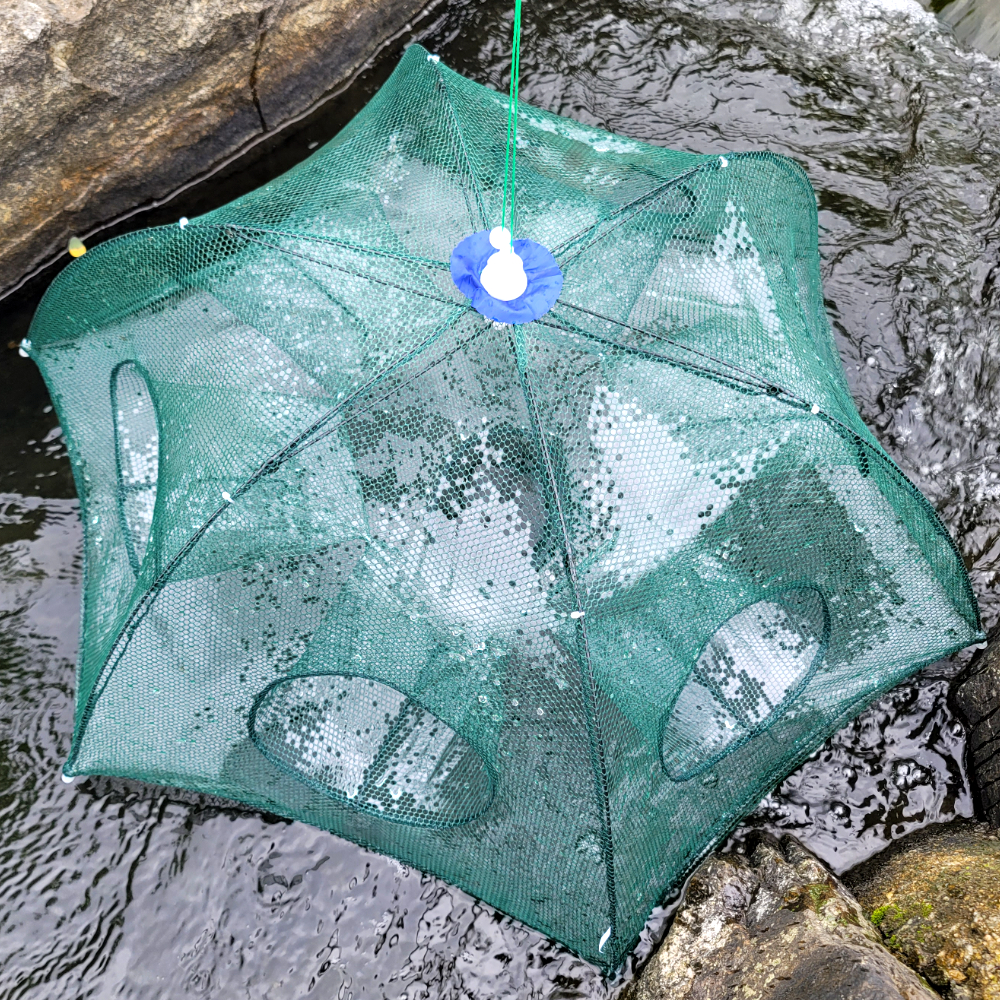 민물 바다 낚시용품 6구 우산 통발