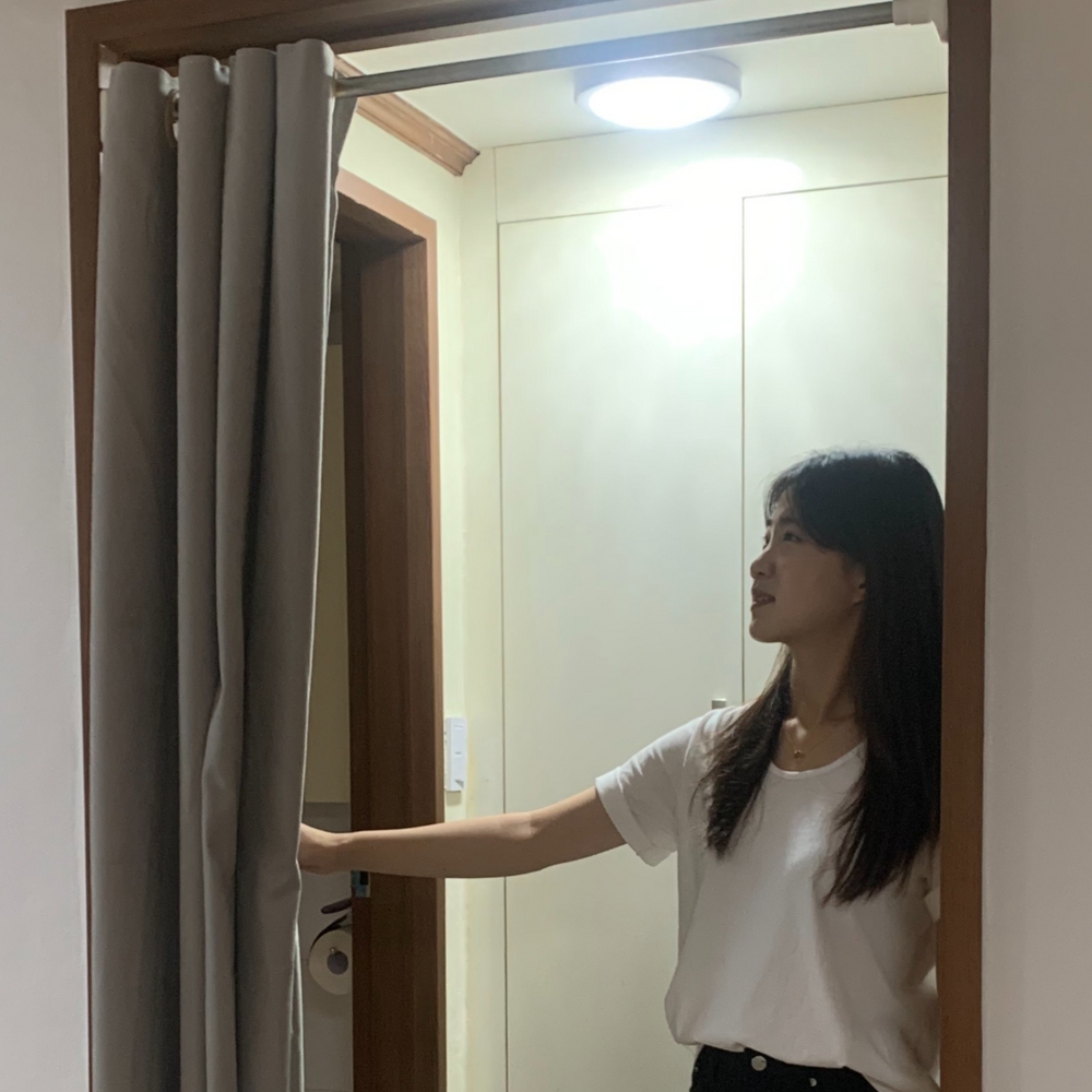 색감러그 리넨커튼 파티데코레이션 발코니커튼 암막커튼핑크 벨크로커튼 암막선반 가정용레이스커튼 플라워커튼 작은창가리기 미드센추리커튼 가리개 공간분리 그레이 문 아일렛 200cm 커튼