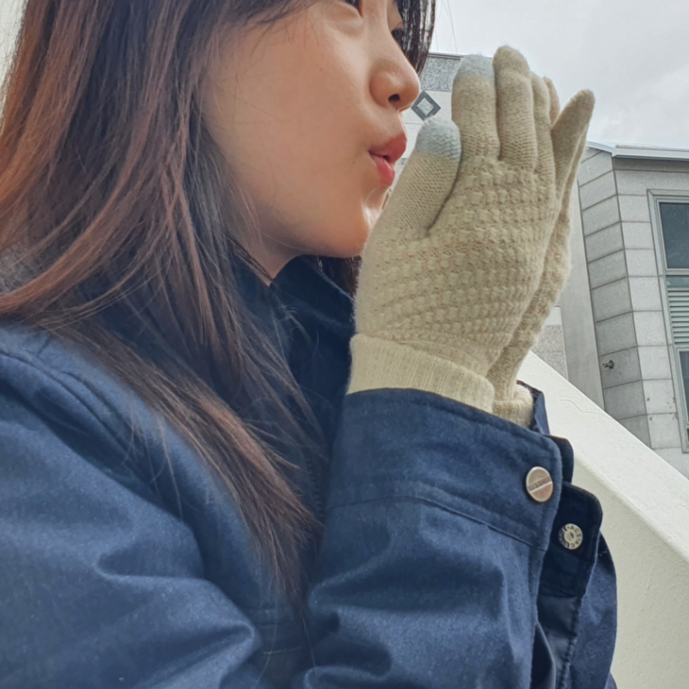 터치방한장갑 하이터치장갑 스마트폰중지연결 운동에적합한매쉬소재장갑 여성단추장갑 화면터치방지장갑 포장장갑 일상장갑 작업장갑카키 니트장갑 터치 베이지 남녀공용 스마트폰 장갑