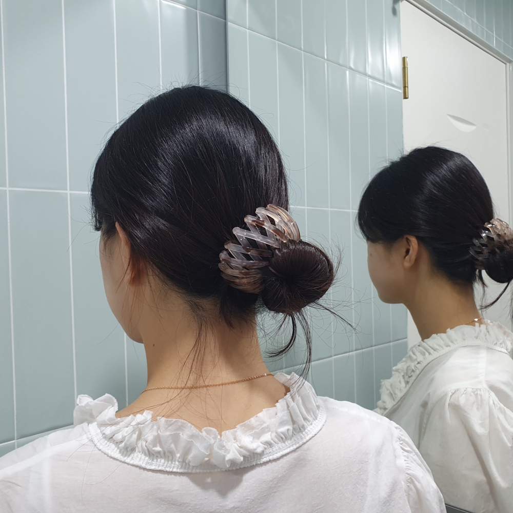 트렌디머리핀 헤어핀모음 고급머리핀 투브로브핀 실핀머리핀 도자기머리핀 반려동물용품 클래식스타일 드림스포인트헤어핀 묶음머리핀 똥머리집게핀 만두핀 그레이블랙 포니 올림머리 머리핀