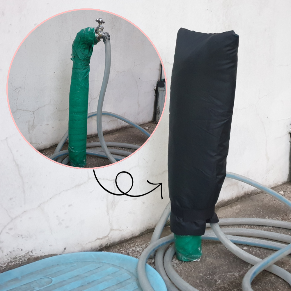 보일러보온커버 수도꼭지보온커버대형 수도꼭지보온 보온동파방지커버대형 보온피복대형 덮개 수도꼭지 대형 동파방지커버 보온 보온덮개