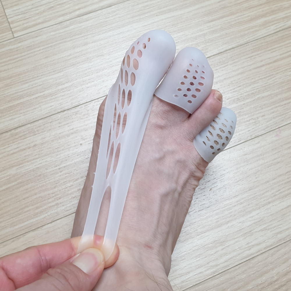 발가락실리콘슬리퍼대형 통풍형발가락보호용품 통풍형발가락골무 발가락패드 발가락골무소형 발가락거부기 발가락보호기 대형발가락보호용품 실리콘발가락보호대대형 소형 실리콘 통풍형 발가락골무