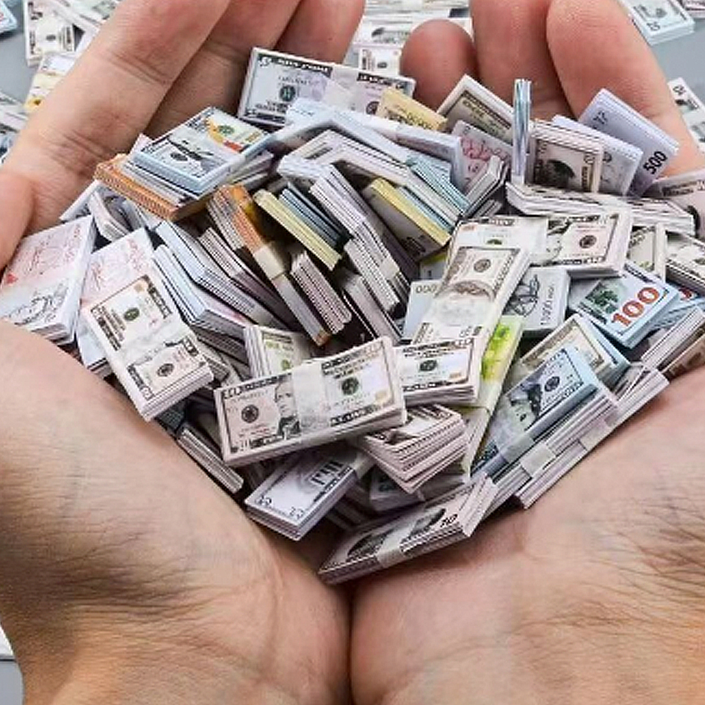 더사오몰달러 미니어쳐 미니 백달러 가짜돈 지폐 모형 15매