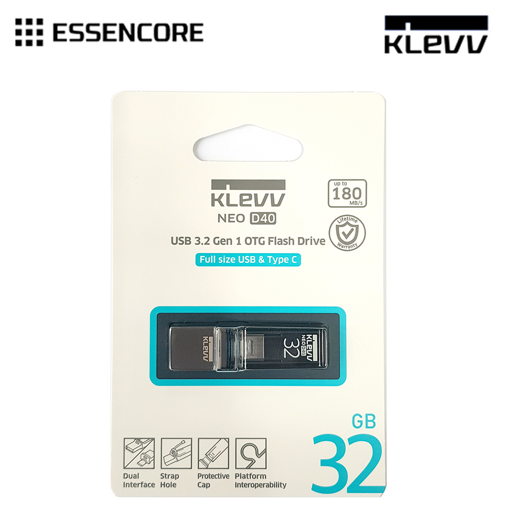 에센코어 클레브 USB 3.2 타입C D40 32G 이미지