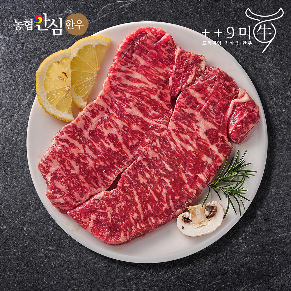 [구미우] 1++9등급 한우 채끝살 구이용 냉장