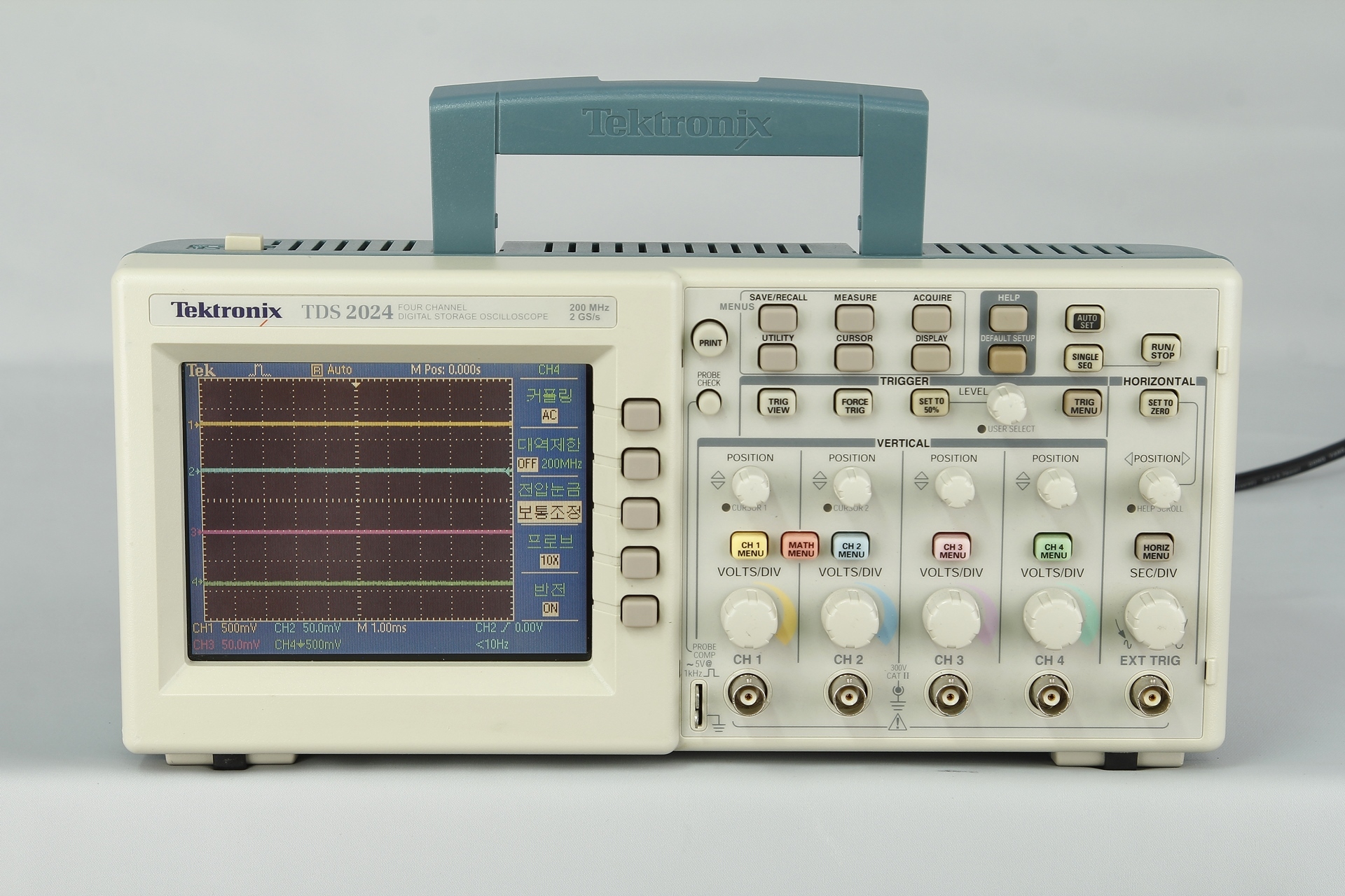 소리전자 (특가판매) Tektronix TDS2024 디지털 스토리지 오실로스코프 (N08)