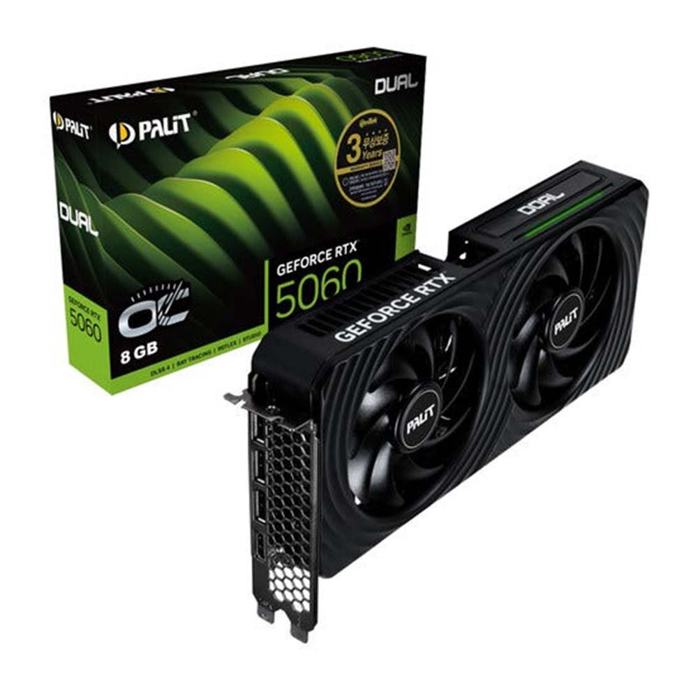 이엠텍 PALIT RTX 5060 DUAL OC 8GB GDDR7