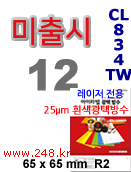 아이라벨 CL834TW (12칸) [100매] 65x65mm 정사각형라벨