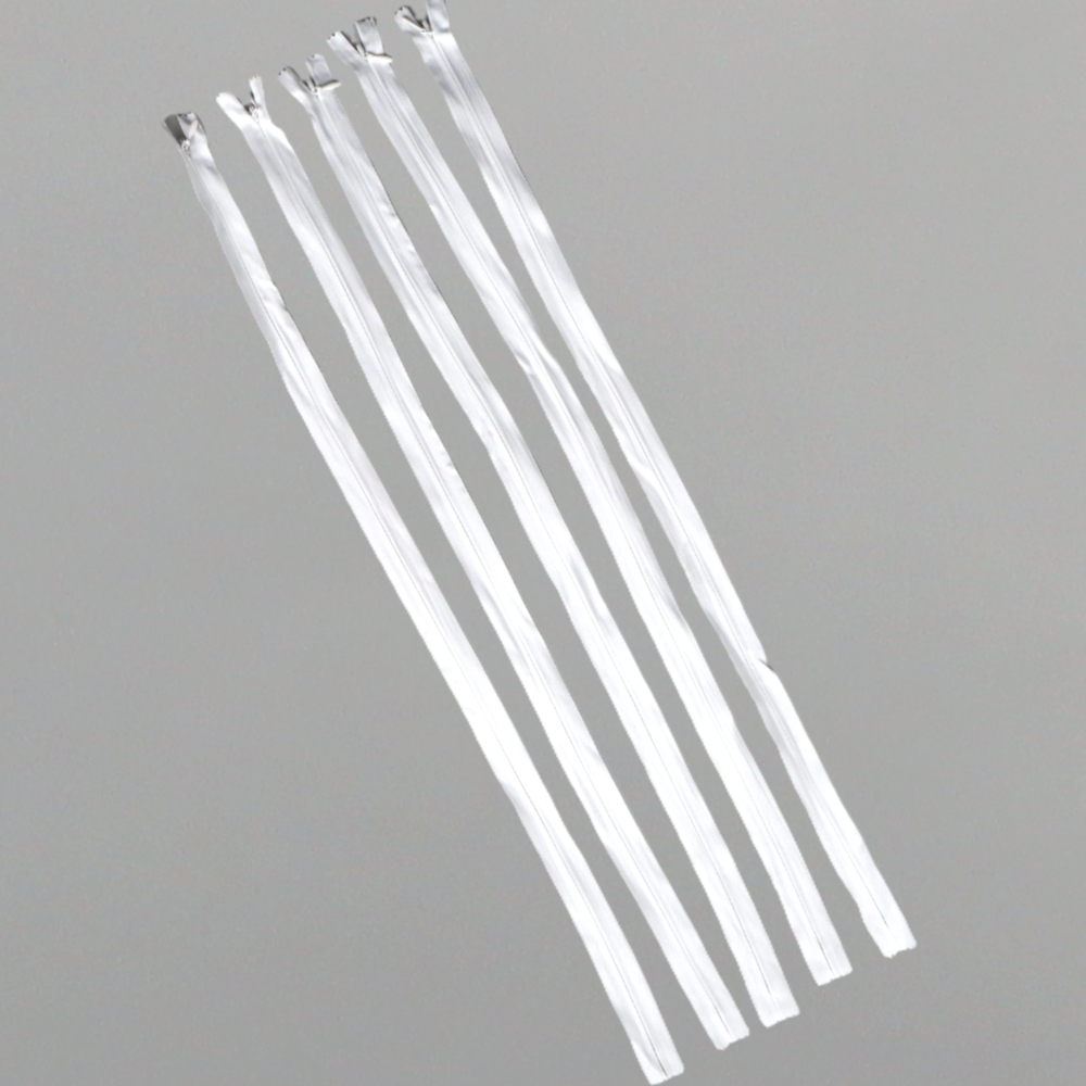 미싱부자재 콘솔지퍼 백아이보리 60cm 5P