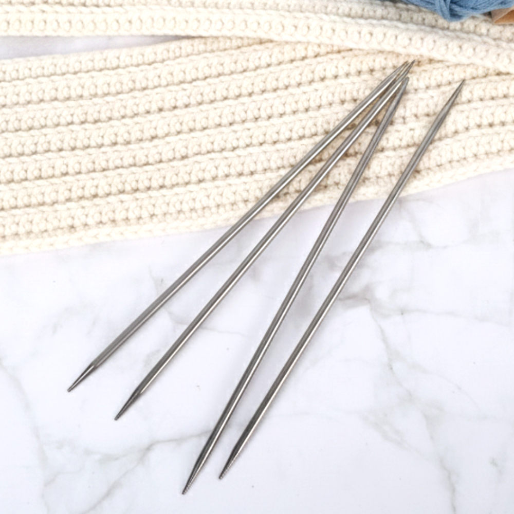 뜨개질 스텐 대바늘 장갑바늘 6호 4P