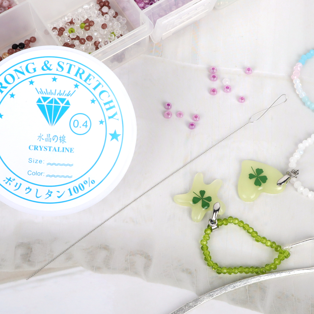 비즈공예 비딩 비즈바늘 0.4mm