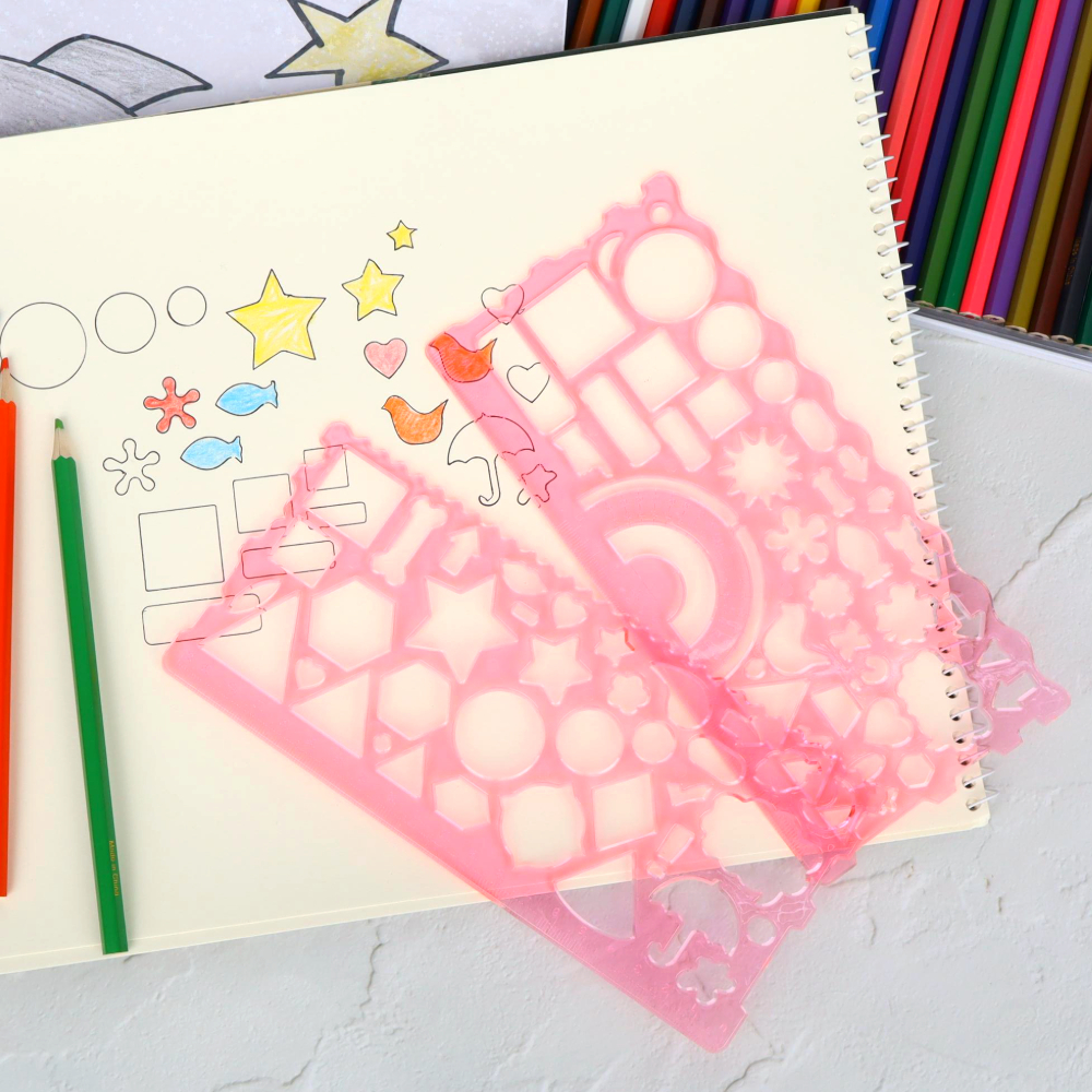 도형그리기 모양자 2종 세트