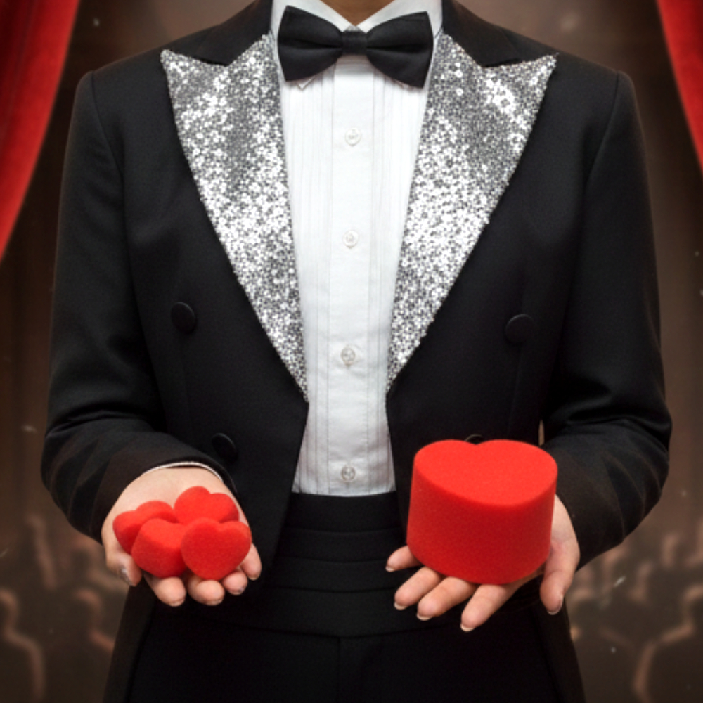 마술도구 하트 스펀지 세트