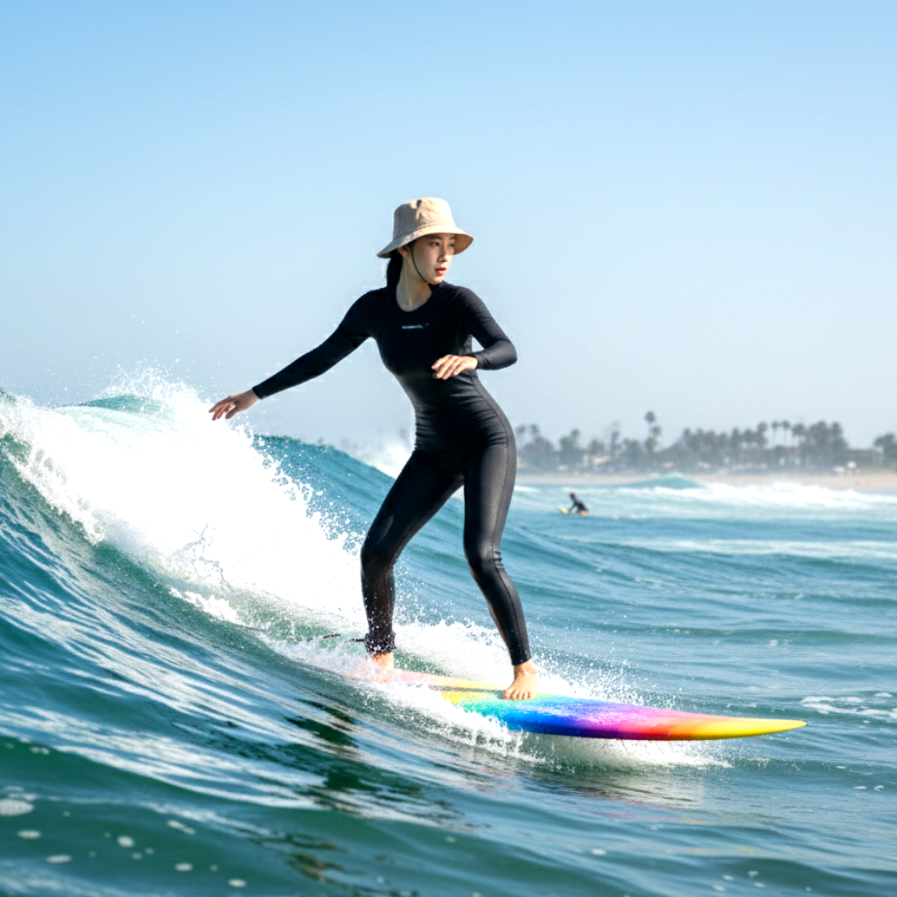 접이식 포켓 서핑햇 부니햇 모자 베이지