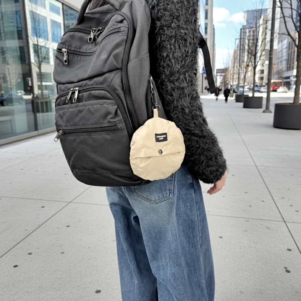 접이식 포켓 서핑햇 부니햇 모자 베이지