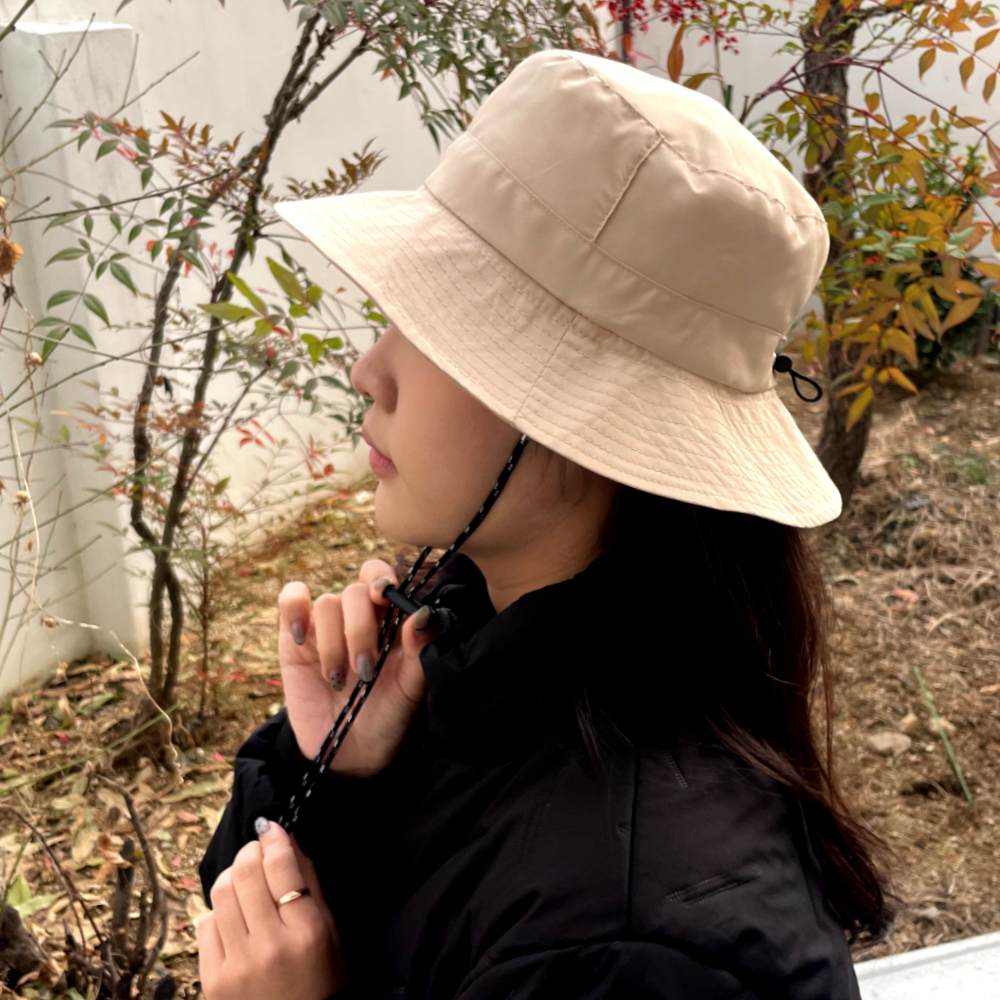 접이식 포켓 서핑햇 부니햇 모자 베이지