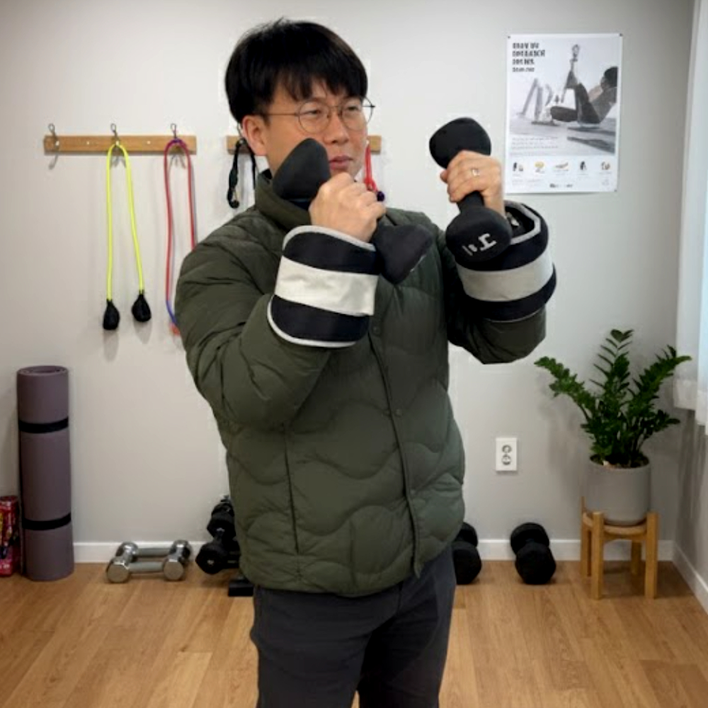 손목 발목 중량밴드 모래주머니 2kg 2개입