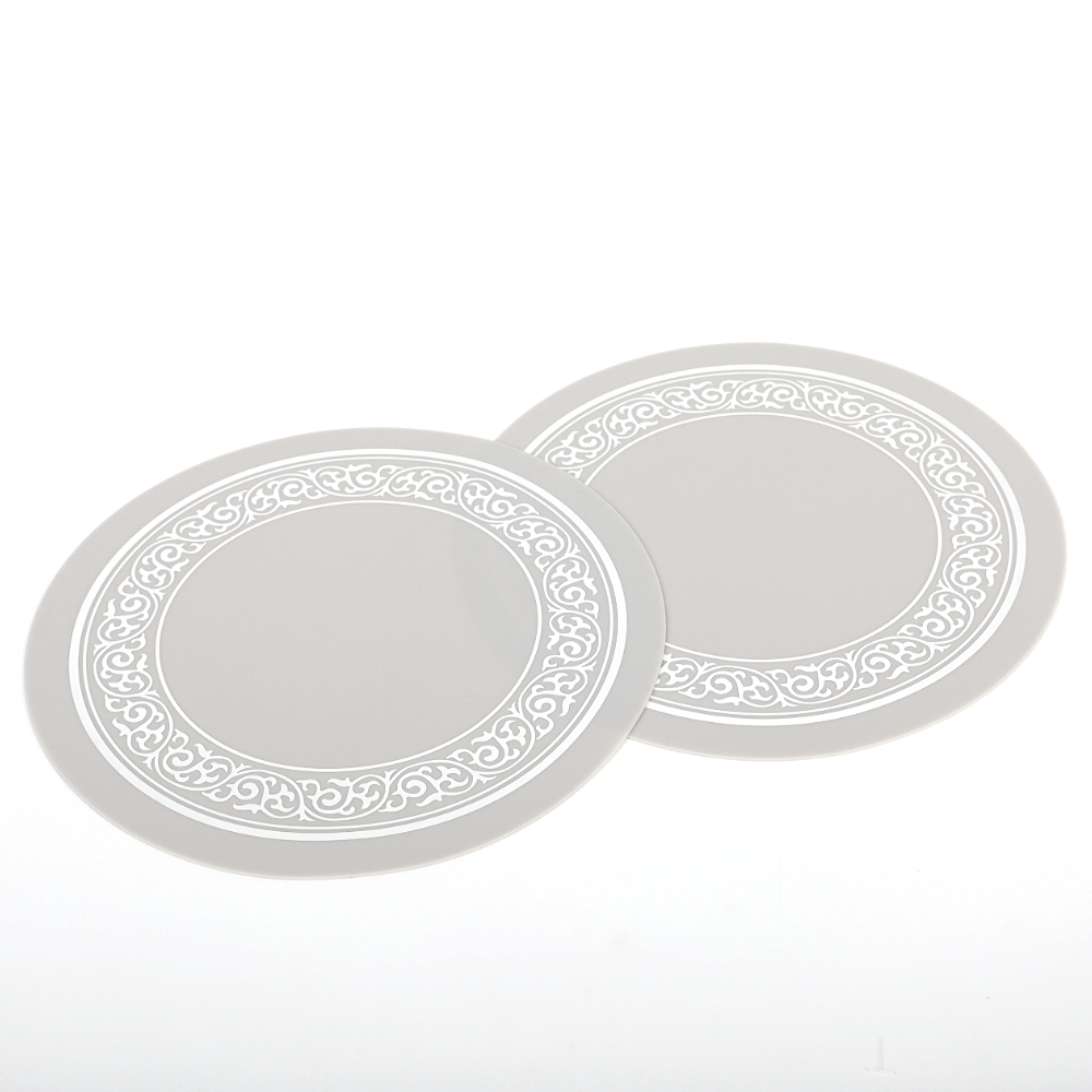 인덕션 실리콘 보호매트 그레이 2P