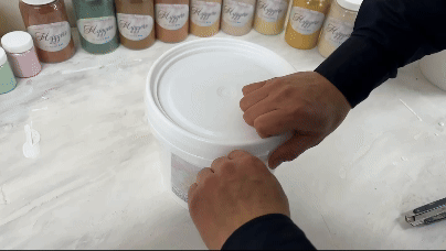 휘게로 유럽미장 18kg 대용량 천연 미장재